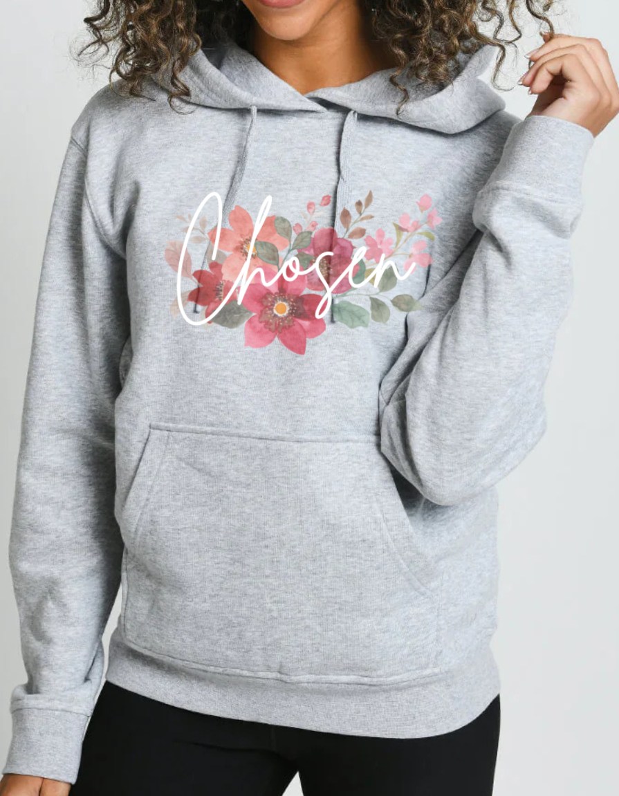 Chosen Floral Hoodie Unisex