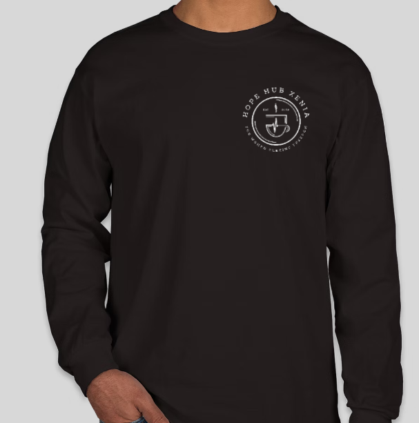 Hope Hub Long Sleeve Front and Back Logo Unisex