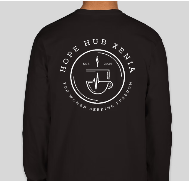 Hope Hub Long Sleeve Front and Back Logo Unisex