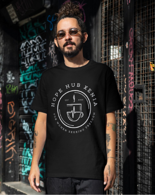 Hope Hub Tee Large Logo Unisex