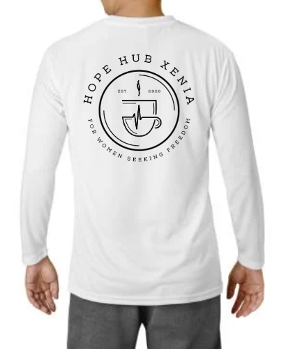 Hope Hub Long Sleeve Front and Back Logo Unisex