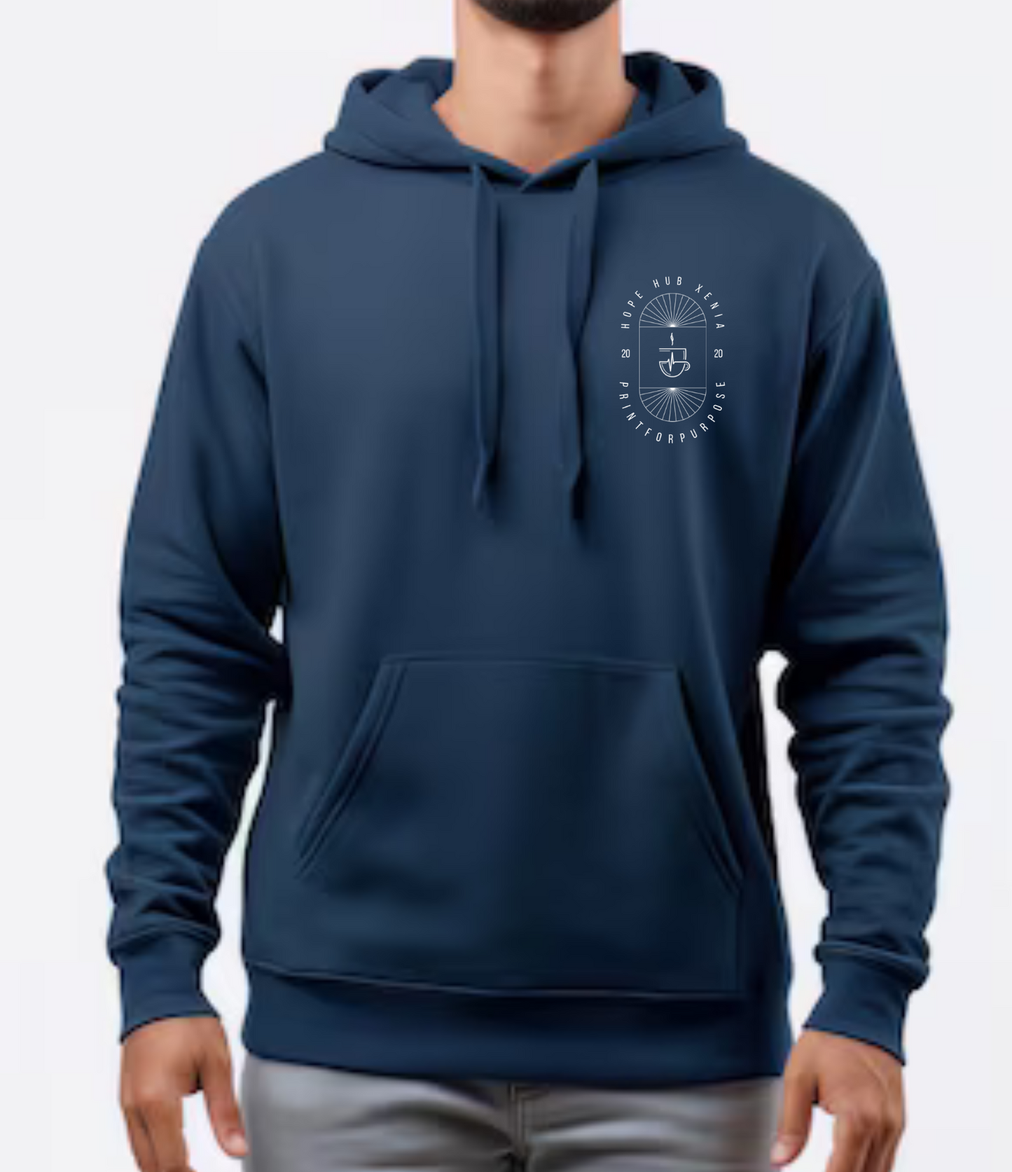 Print for Purpose Hoodie Small Logo Unisex