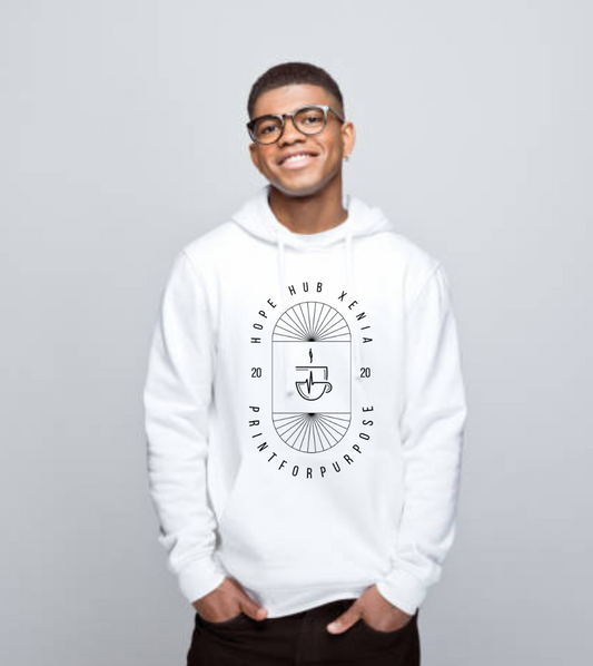 Print for Purpose Hoodie Large Logo Unisex