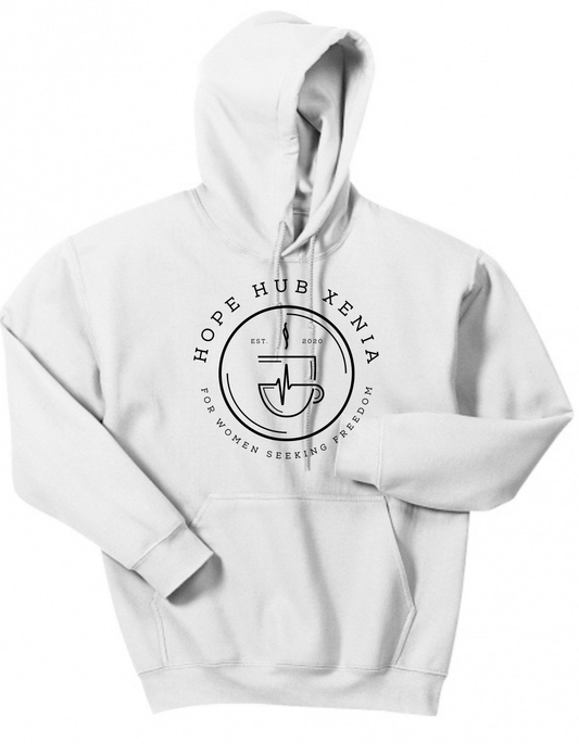 Hope Hub Hoodie Large Logo Unisex