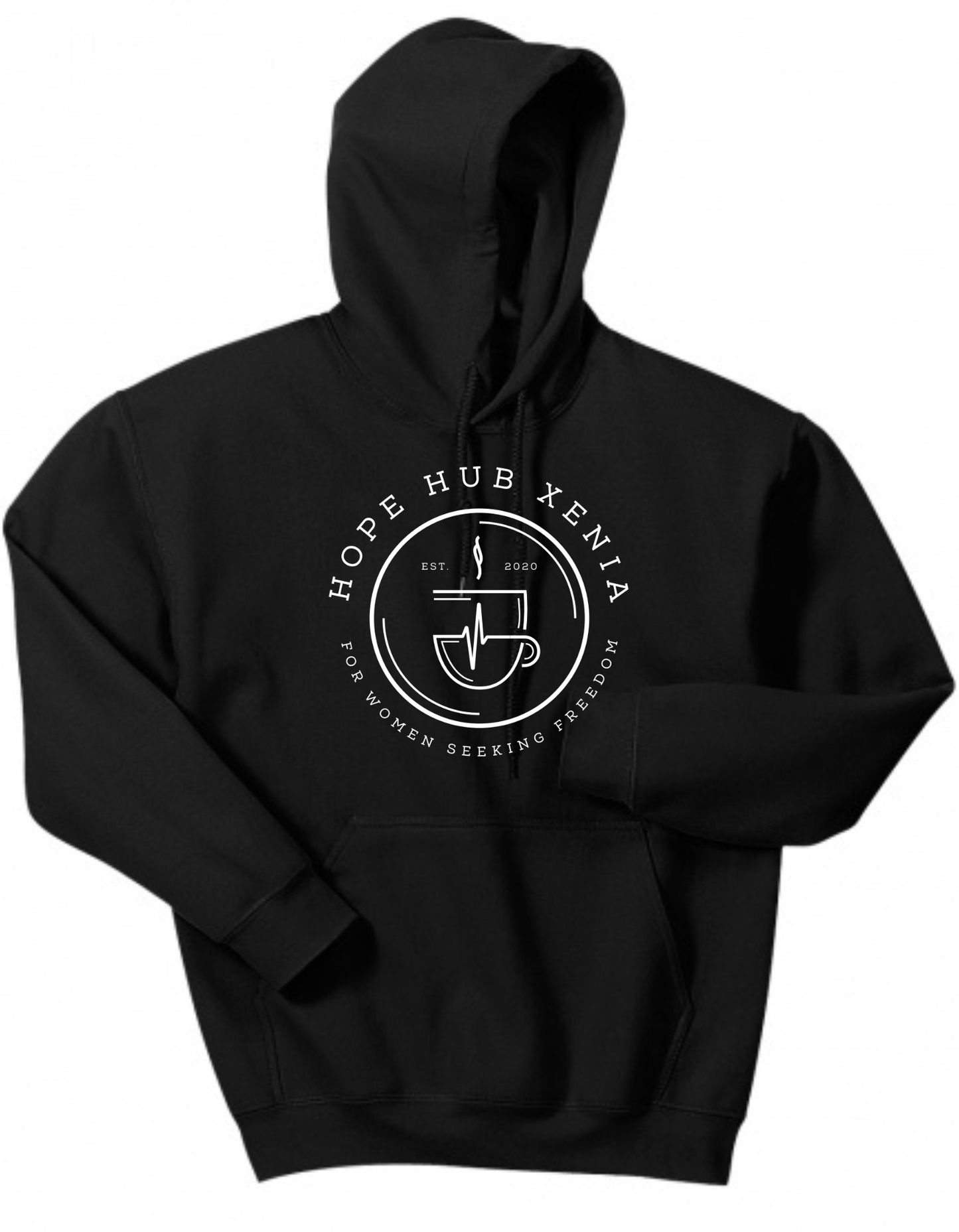 Hope Hub Hoodie Large Logo Unisex